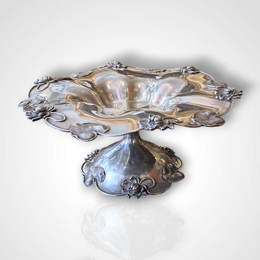 Shreve&amp;Co, coupe sur pied en argent, fin XIXe-d&eacute;but XXe