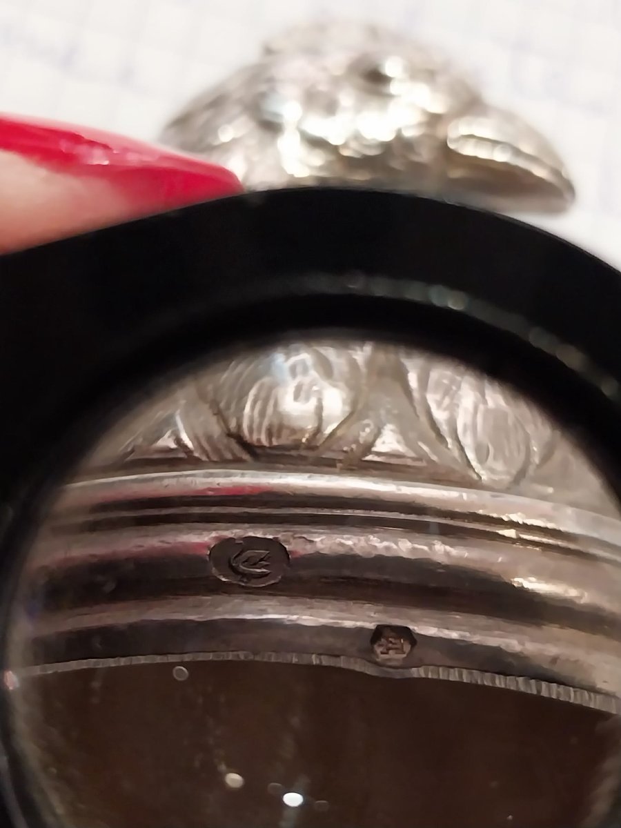 Pair Of Solid Silver Sugar Shakers, 20th Century -photo-2