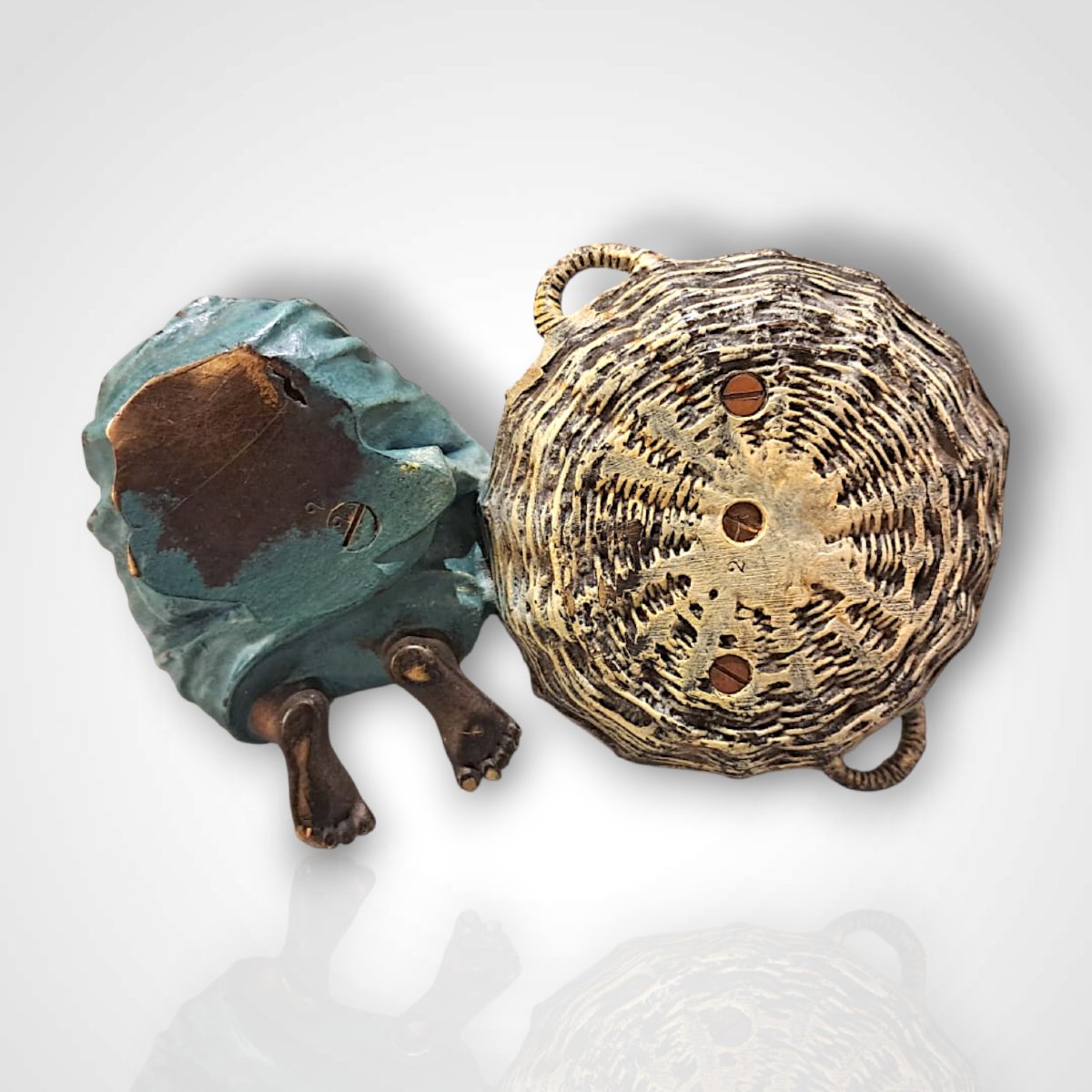 Franz Xavier Bergmann, bronze de Vienne à sujet orientaliste, fin XIXe-photo-2