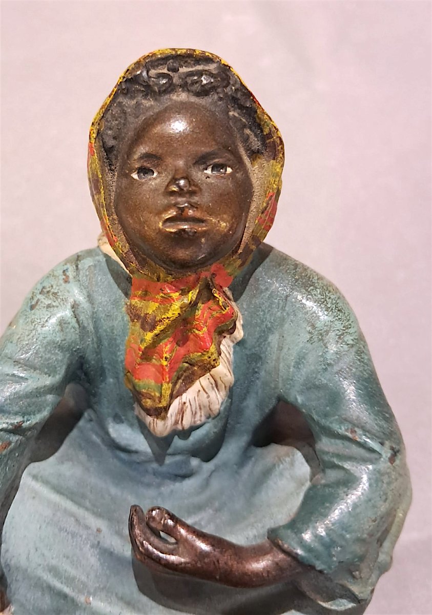 Franz Xavier Bergmann, bronze de Vienne à sujet orientaliste, fin XIXe-photo-6