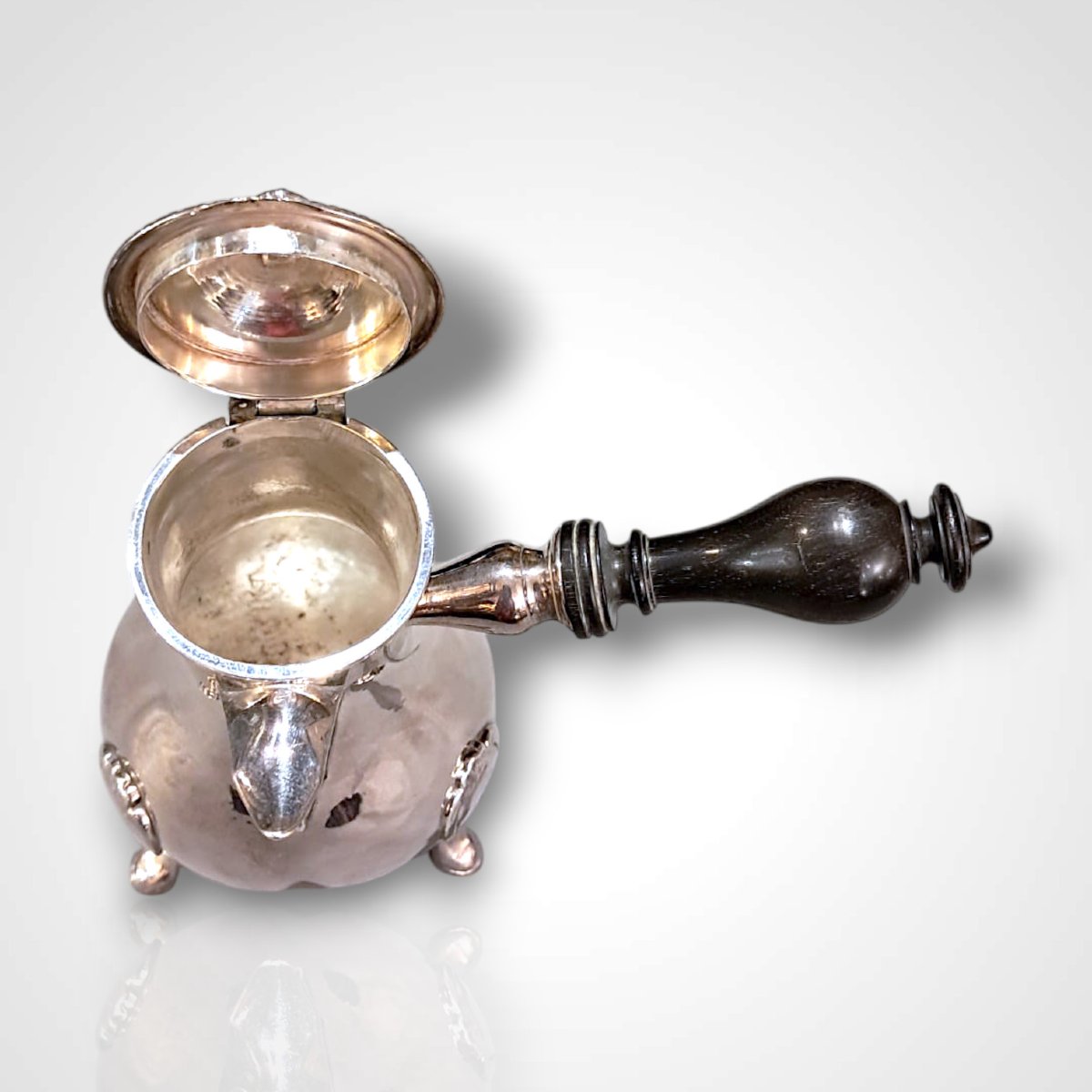 Verseuse miniature en argent, XIXe-photo-1