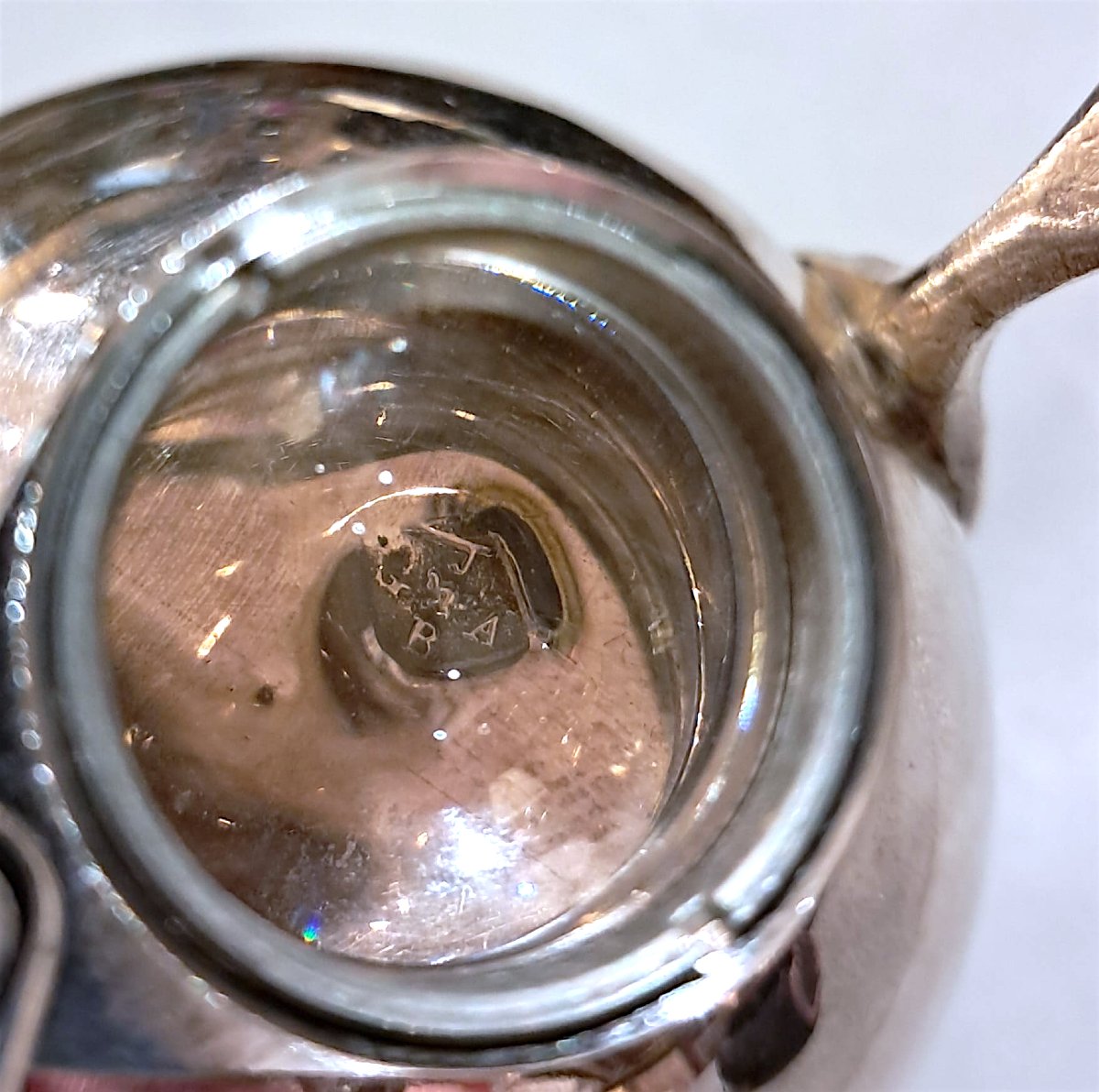 Verseuse miniature en argent, XIXe-photo-5