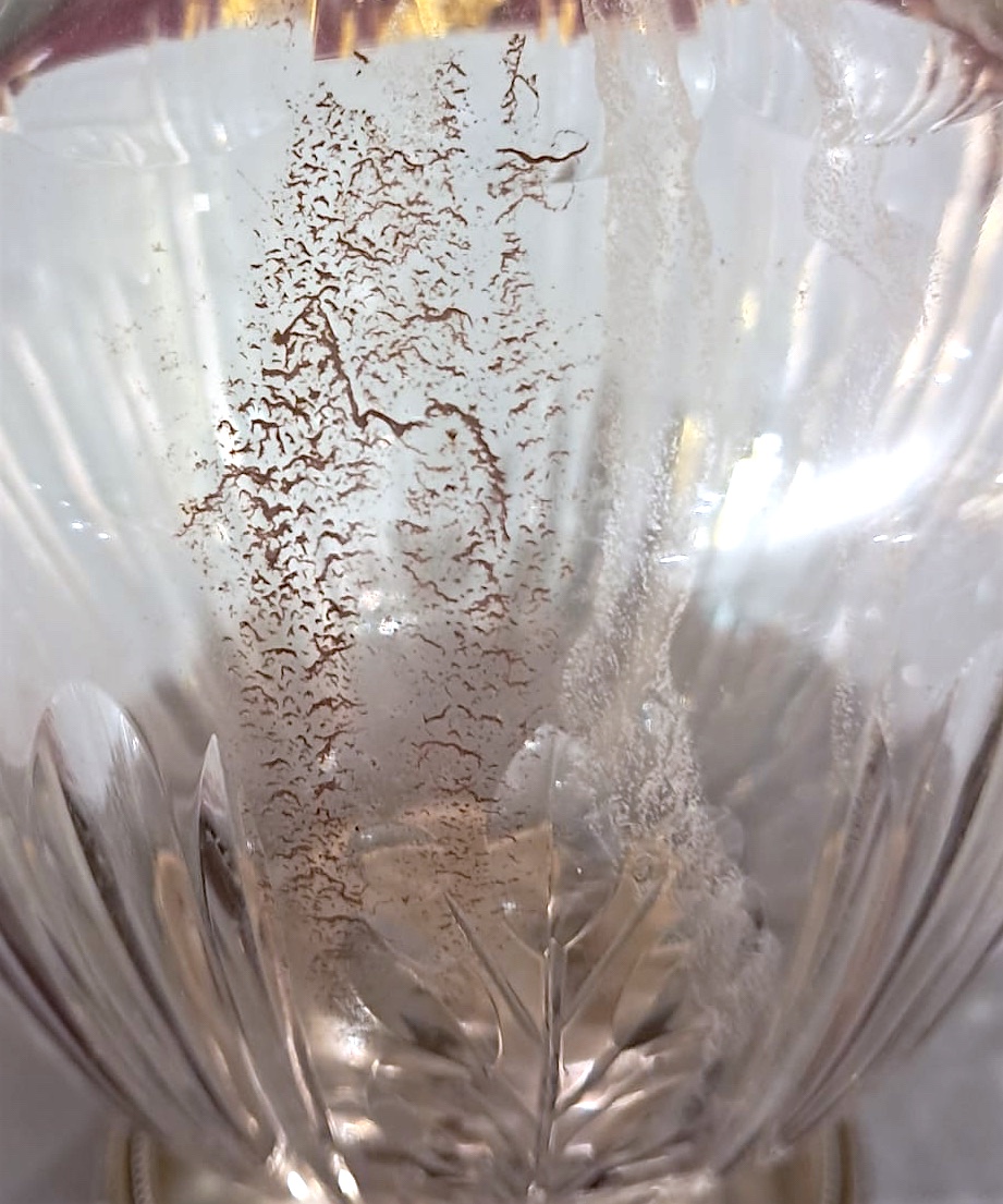 Carafe en cristal et argent, fin XIXe-début XXe-photo-8
