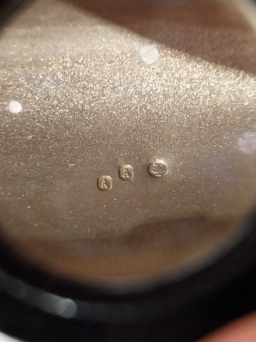 Etui &agrave; cigares de voyage en argent massif, XX-photo-2