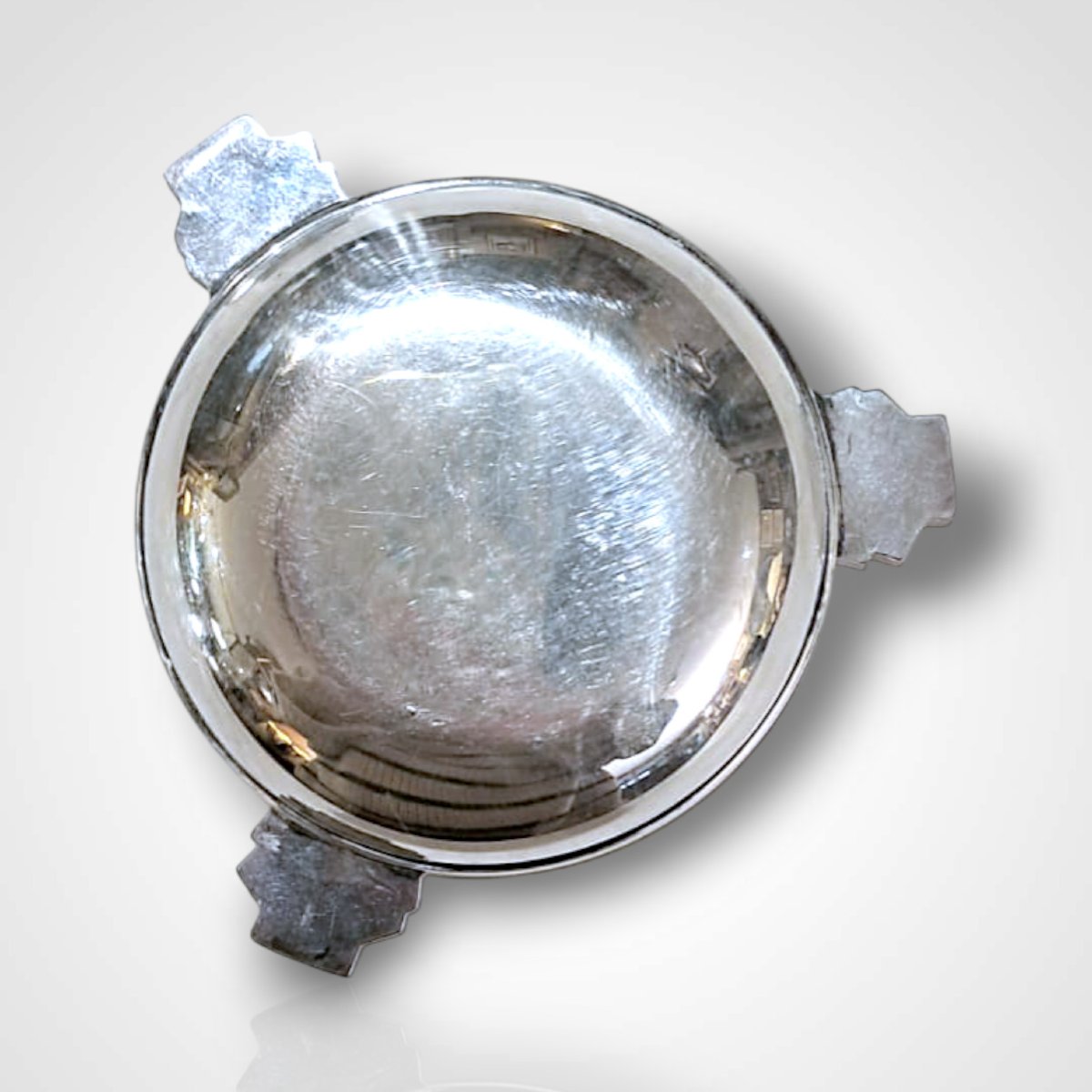 Christian Dior, vide-poche en métal argenté, XXe-photo-4