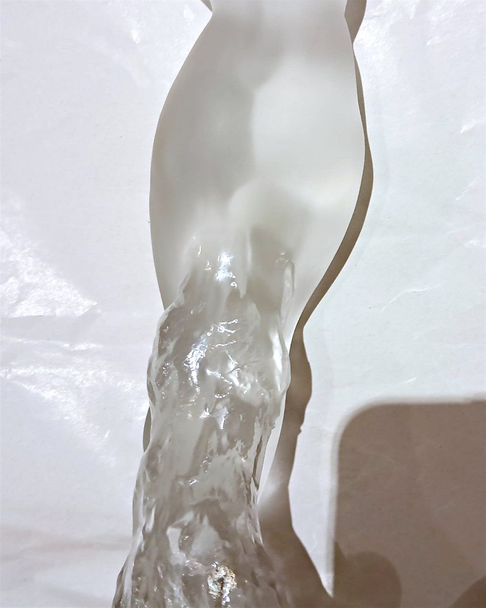 Lalique, statuette de danseuse en cristal, XXe-photo-3
