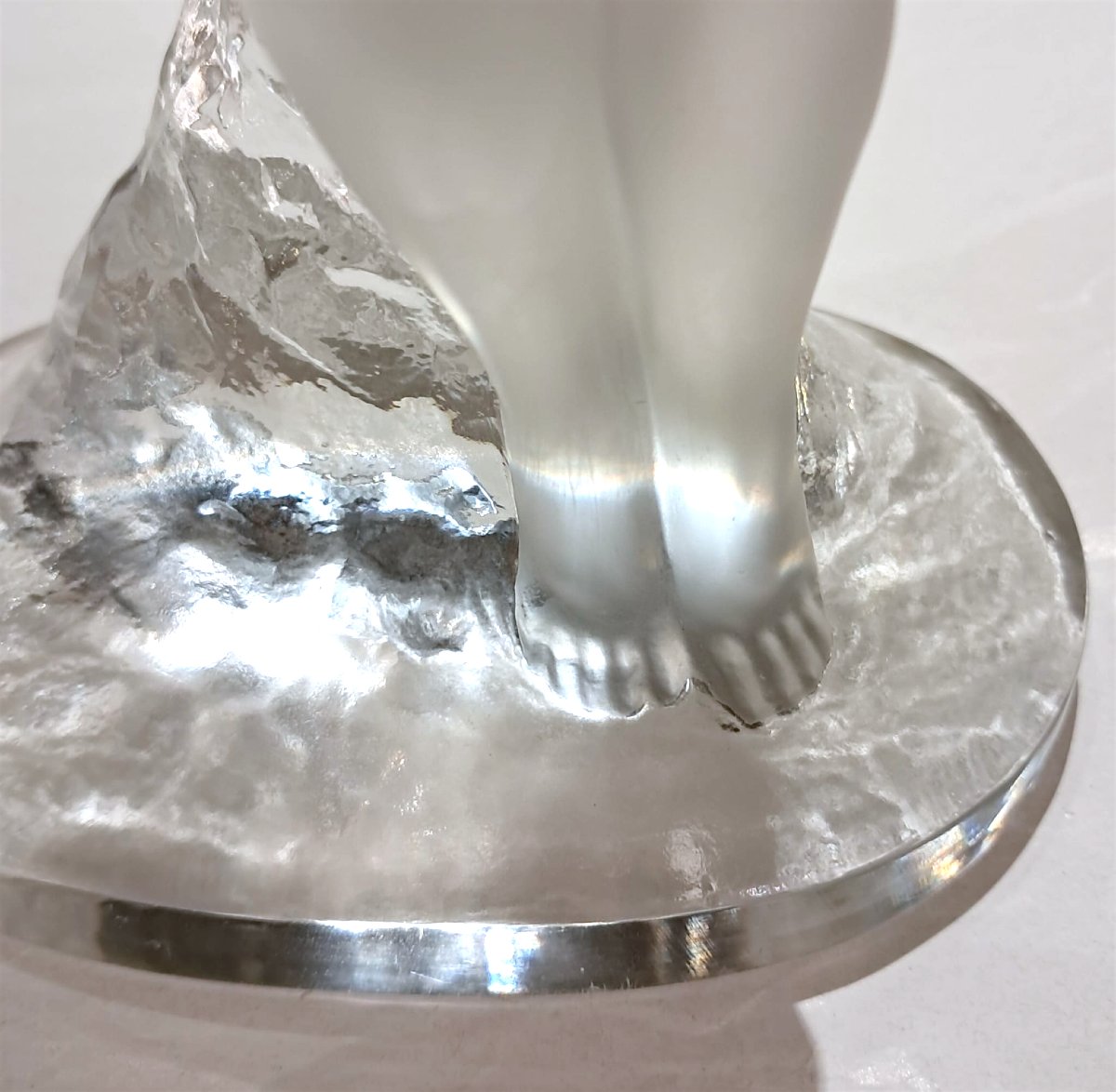 Lalique, statuette de danseuse en cristal, XXe-photo-5