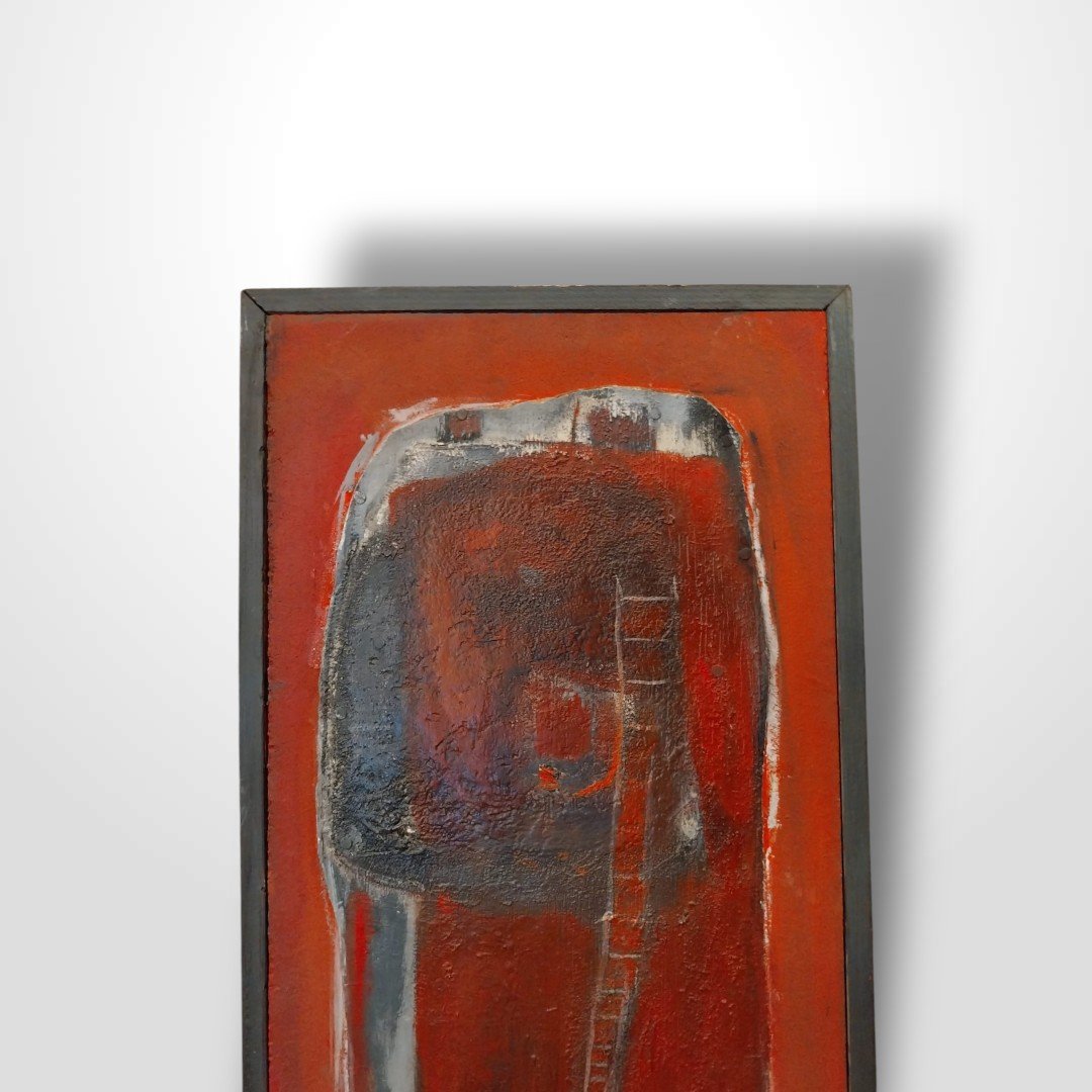 Pierre Grimm (1898–1979), Mixed Media On Panel, 20th Century-photo-3