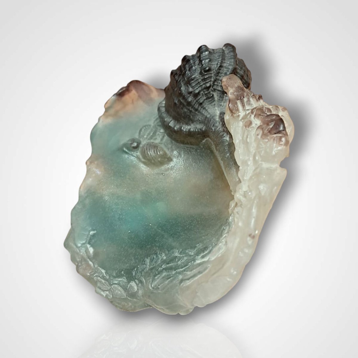 Daum, vide-poche au murex, XXe-photo-4