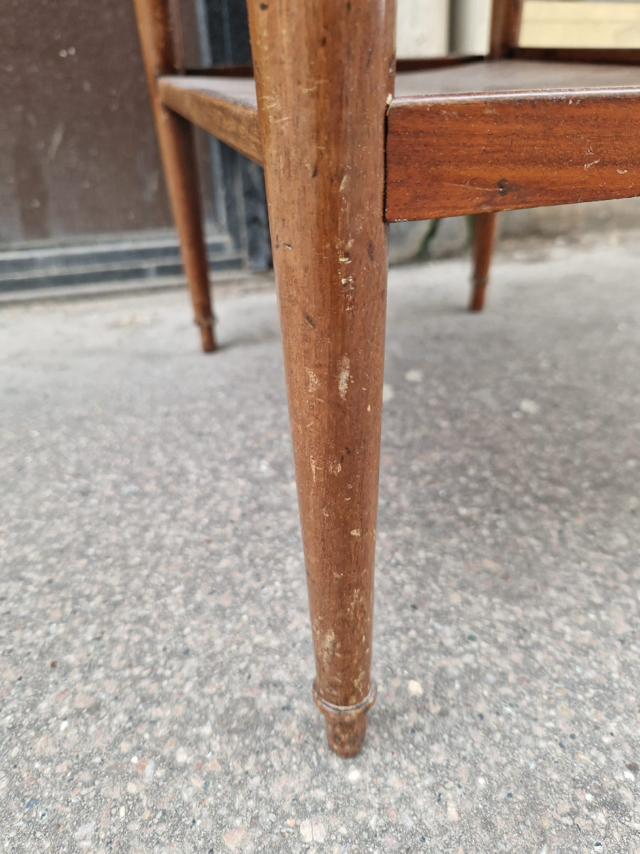 Jean-wendelin Weber (1757- After 1807), Louis XVI Period Bedside Table-photo-5