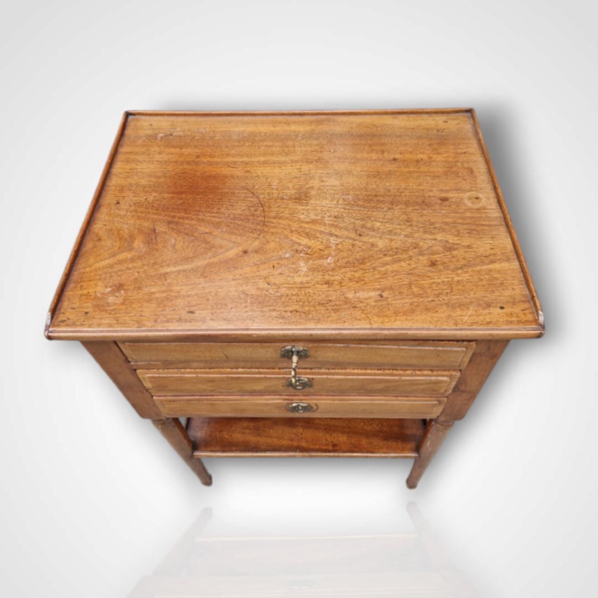 Jean-wendelin Weber (1757- After 1807), Louis XVI Period Bedside Table-photo-8