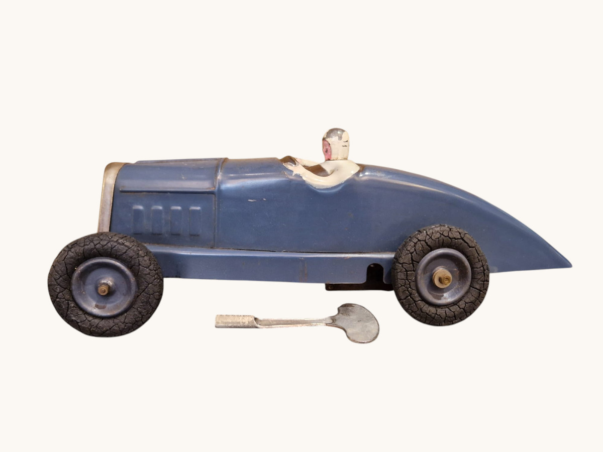 JOUET TOLE CITROEN Ancien Voiture Grande Rosalie Cle Et Tete EUR 220,00 - FR