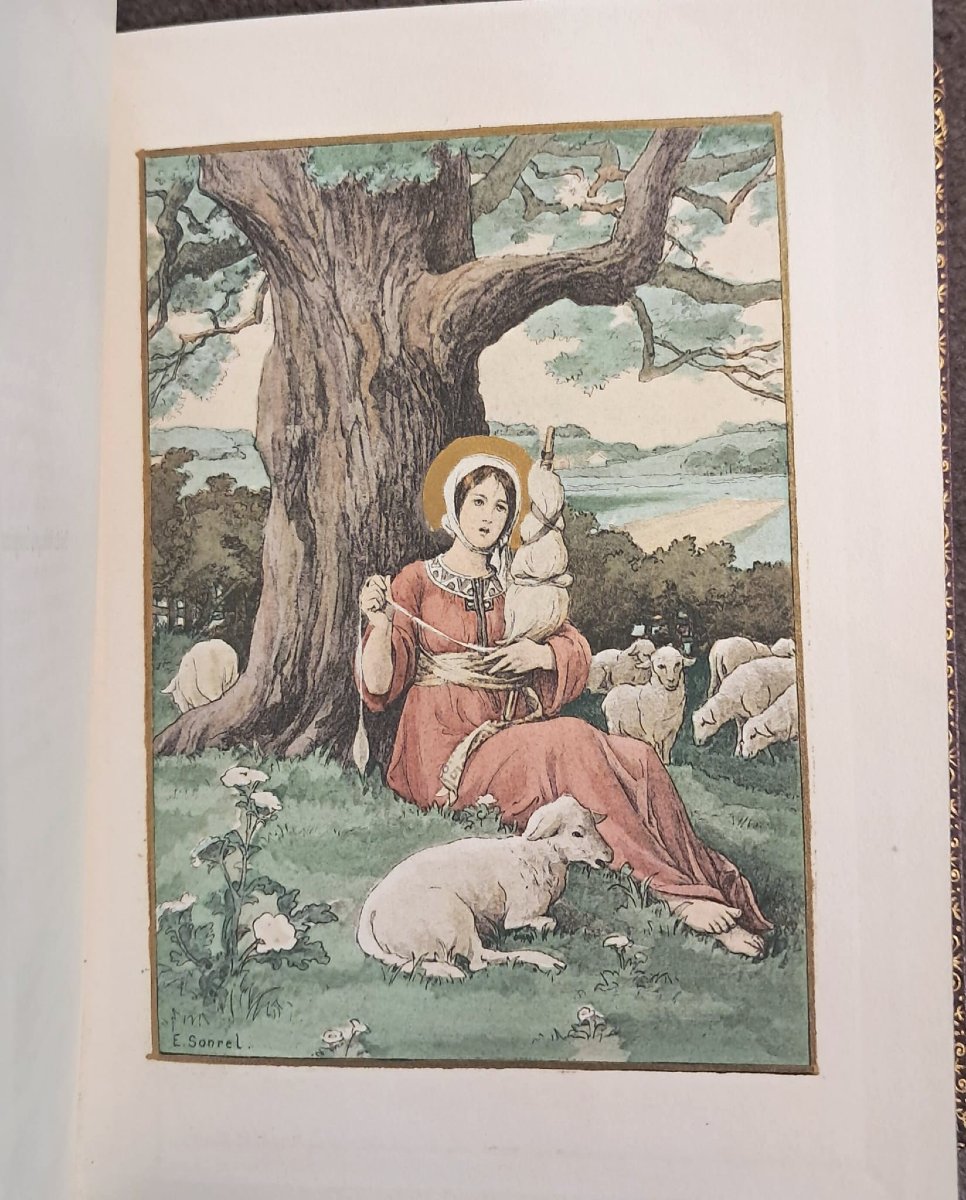 Missal Of The Holy Women Of France Illustrated By Elisabeth Sonrel, Maison A. Mame Et Fils, 1900-photo-4