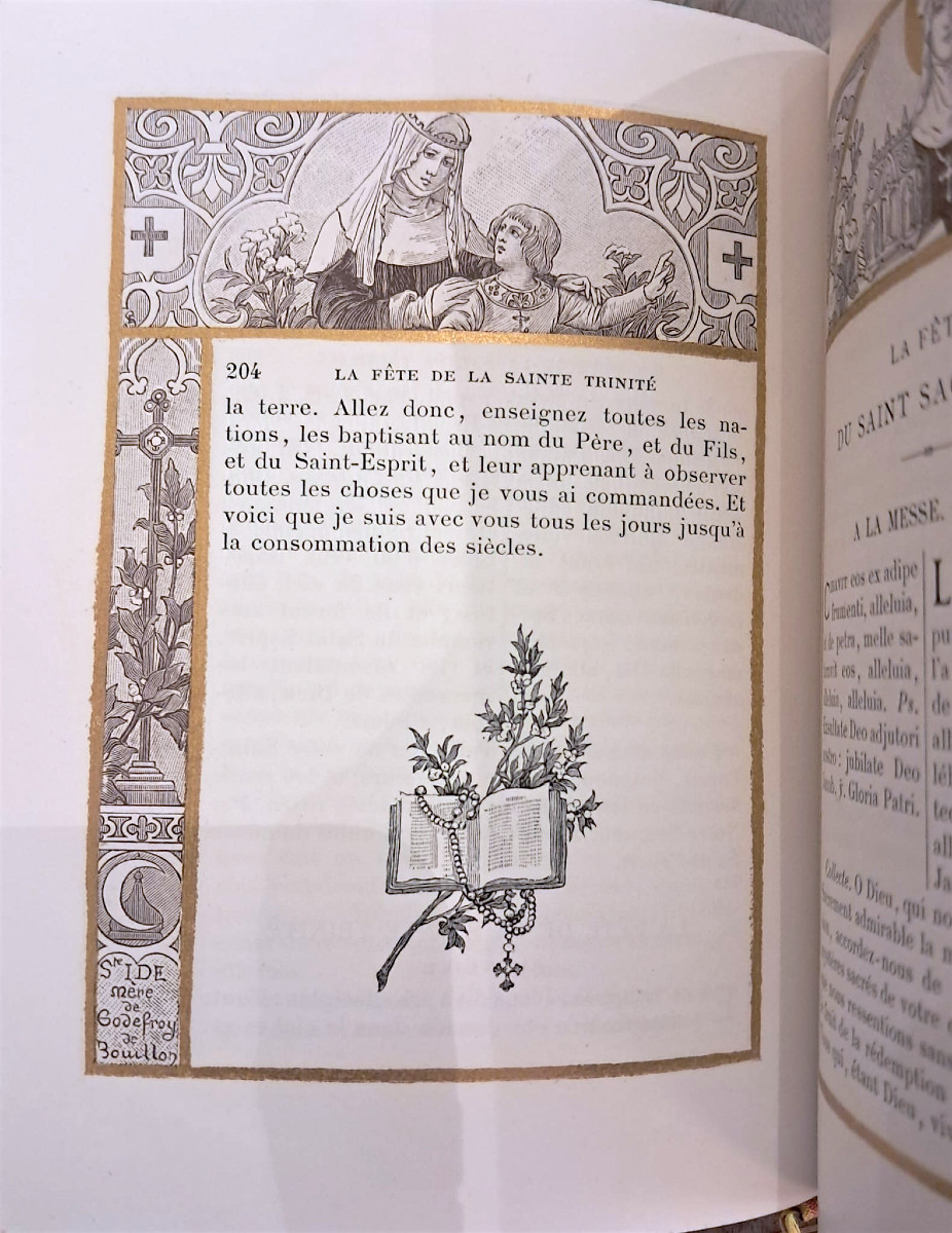 Missal Of The Holy Women Of France Illustrated By Elisabeth Sonrel, Maison A. Mame Et Fils, 1900-photo-8