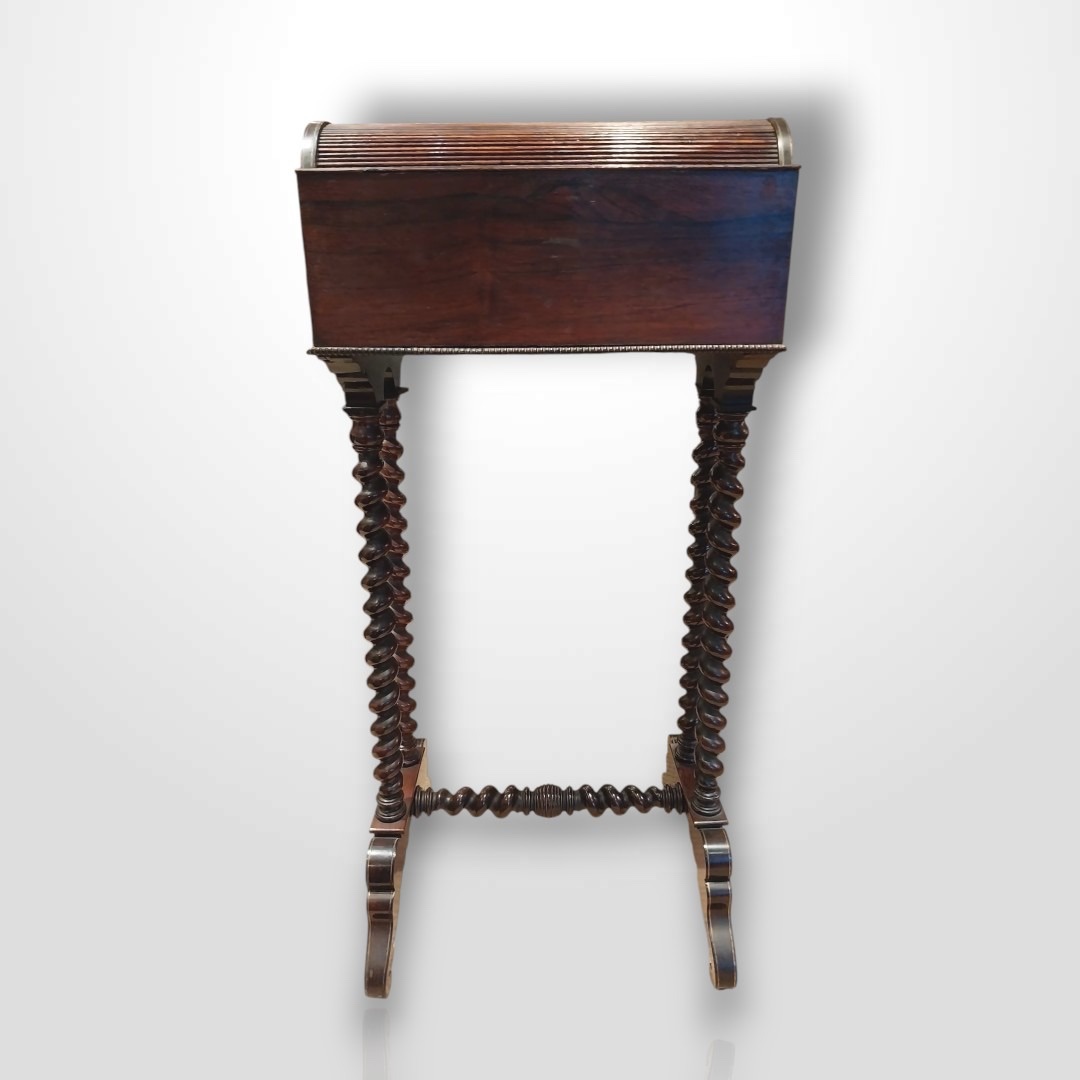 Charles X Period Writing Table, 19th Century-photo-2