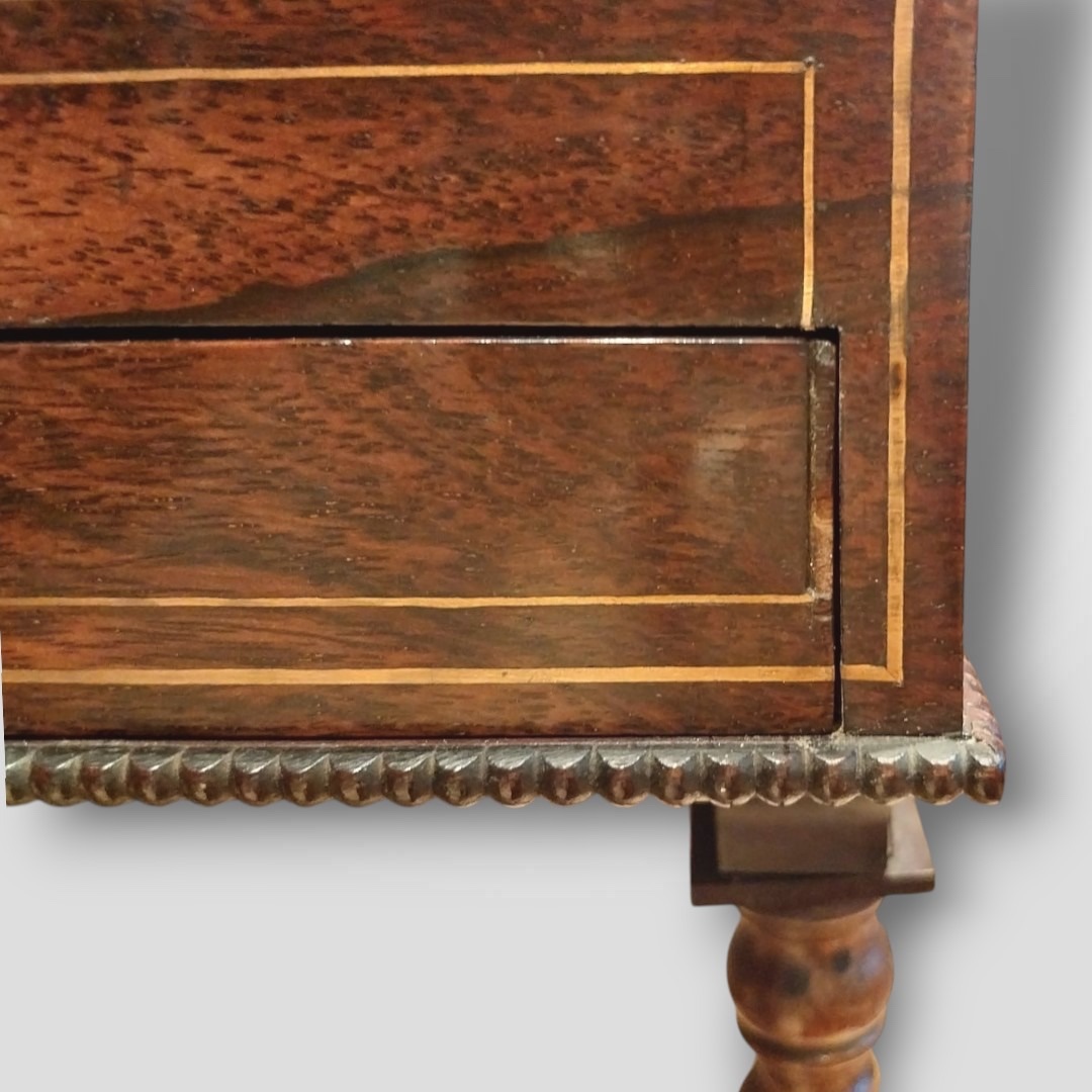 Charles X Period Writing Table, 19th Century-photo-3