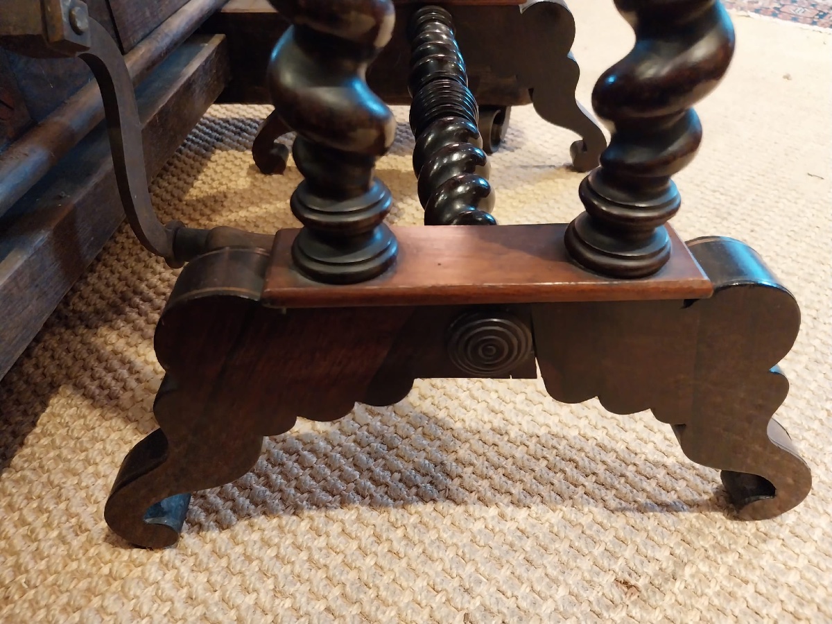 Charles X Period Writing Table, 19th Century-photo-4