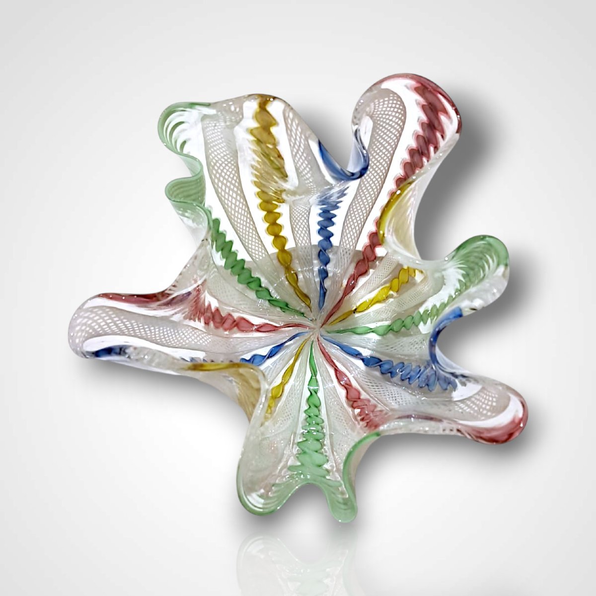 Murano, vase fazzoletto, XXe-photo-1