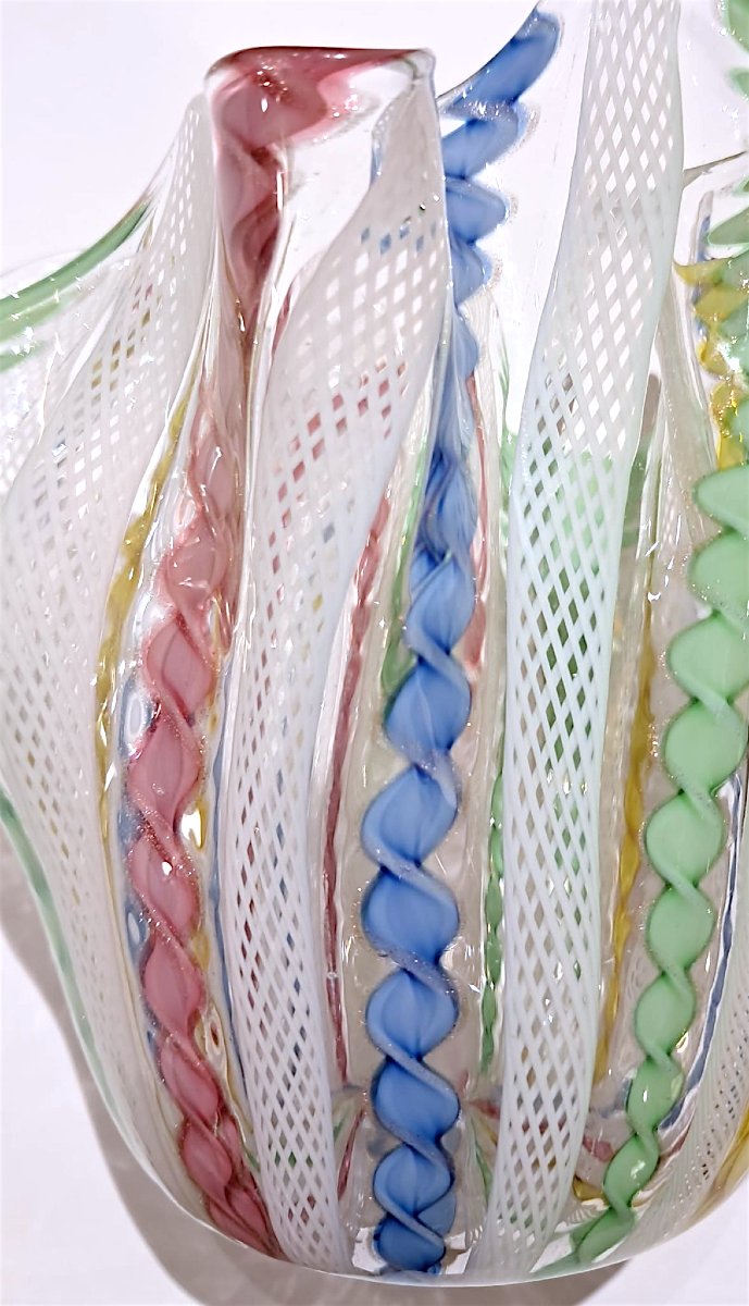 Murano, vase fazzoletto, XXe-photo-5