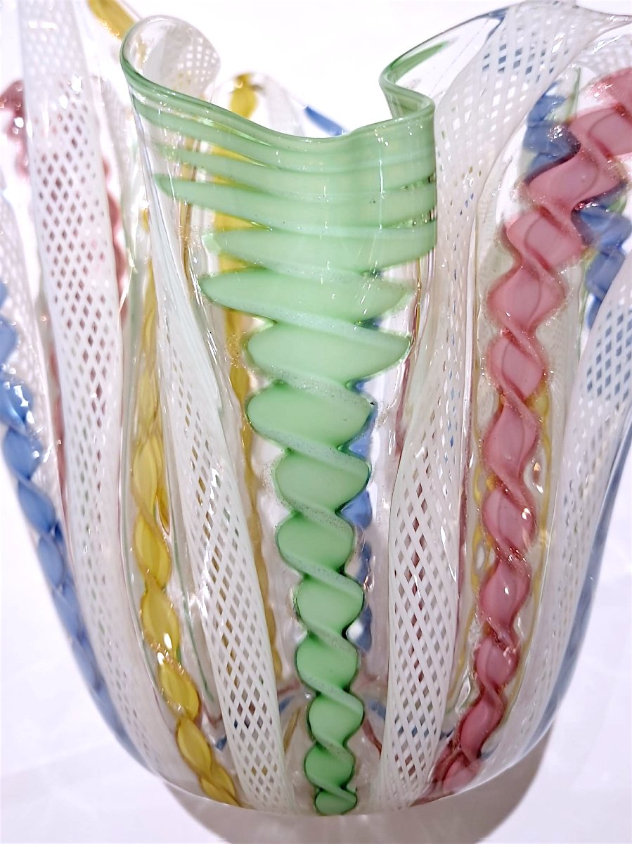 Murano, vase fazzoletto, XXe-photo-6