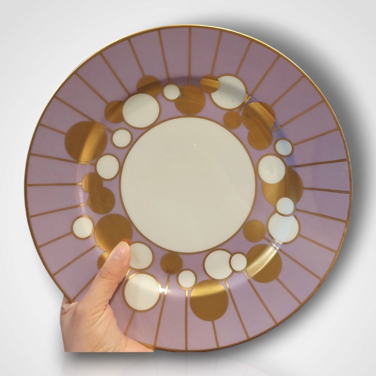 Limoges For Christian Dior, Porcelain Plates, 1980s.-photo-4