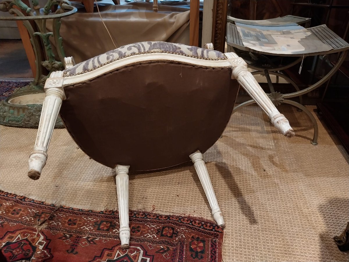 Paire de fauteuils de style Louis XVI, XXe-photo-2