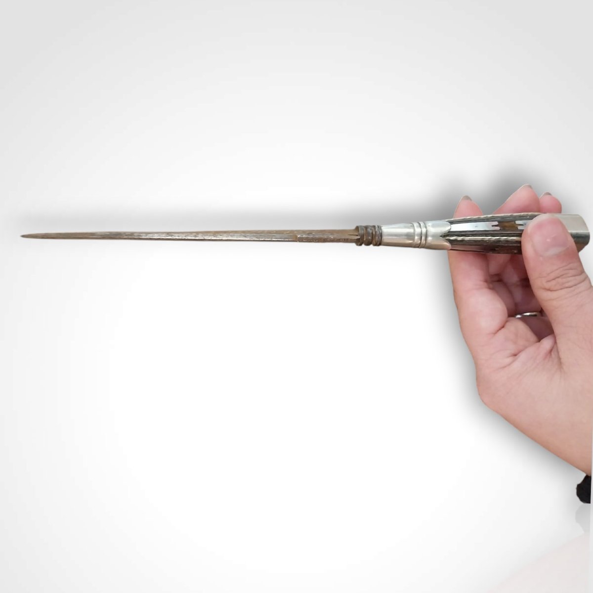 Stylet Corse avec fourreau, XIXe.-photo-1