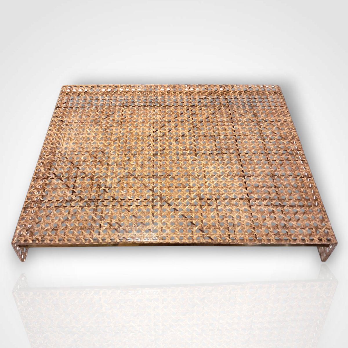 Gabriella Crespi pour Christian Dior, plateau en cannage, XXe-photo-1