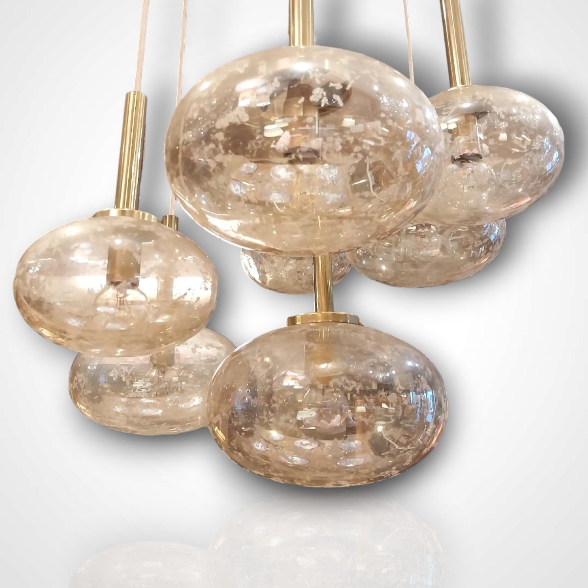 Cascading Chandelier, Germany, 1970s.-photo-2