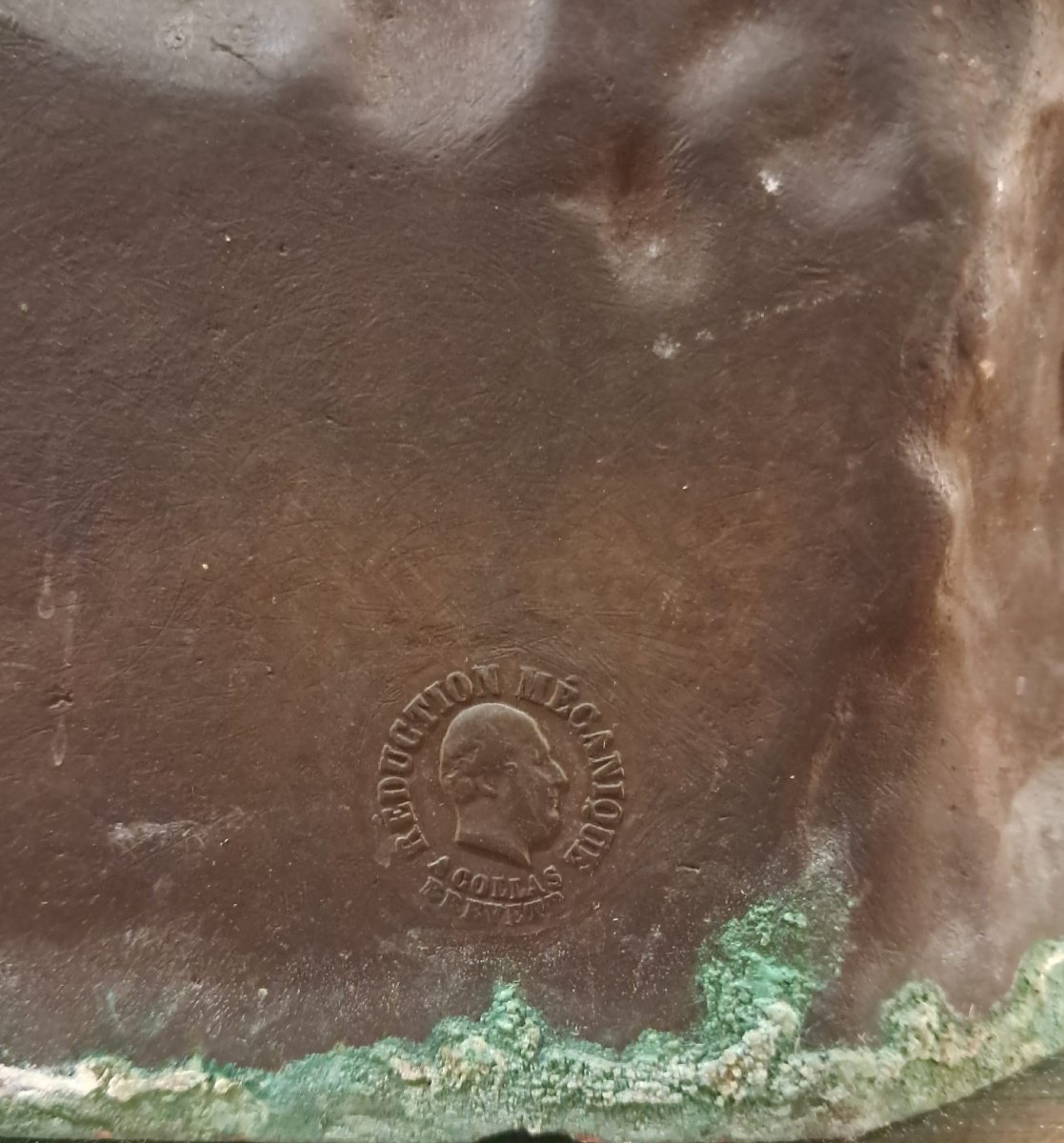 Paul Dubois, “military Courage”, Bronze, Barbedienne Cast Iron, Late 19th Century-photo-3