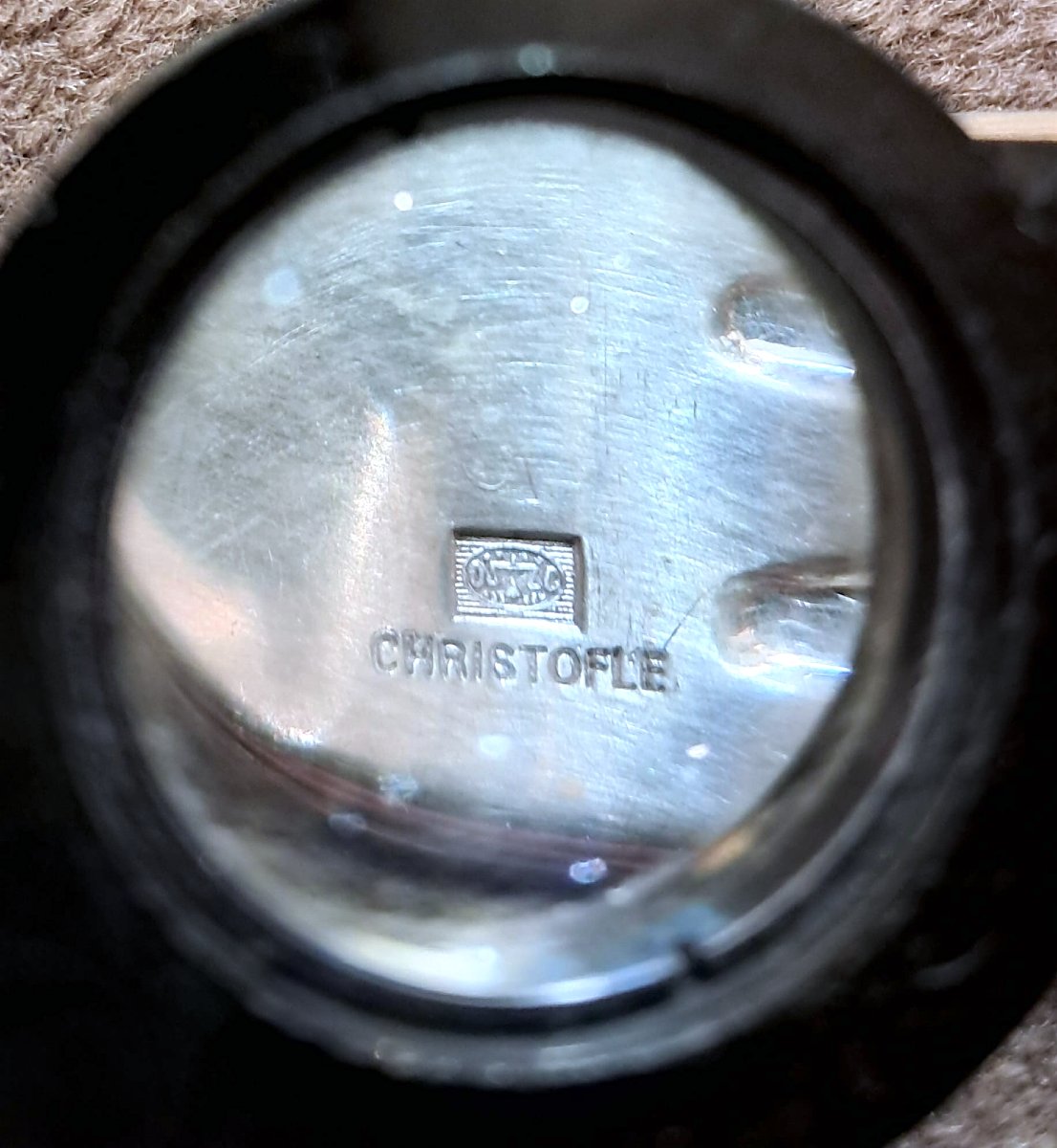 Christofle, Silver-plated Metal Serving Set, Aria Pattern, 20th Century-photo-6