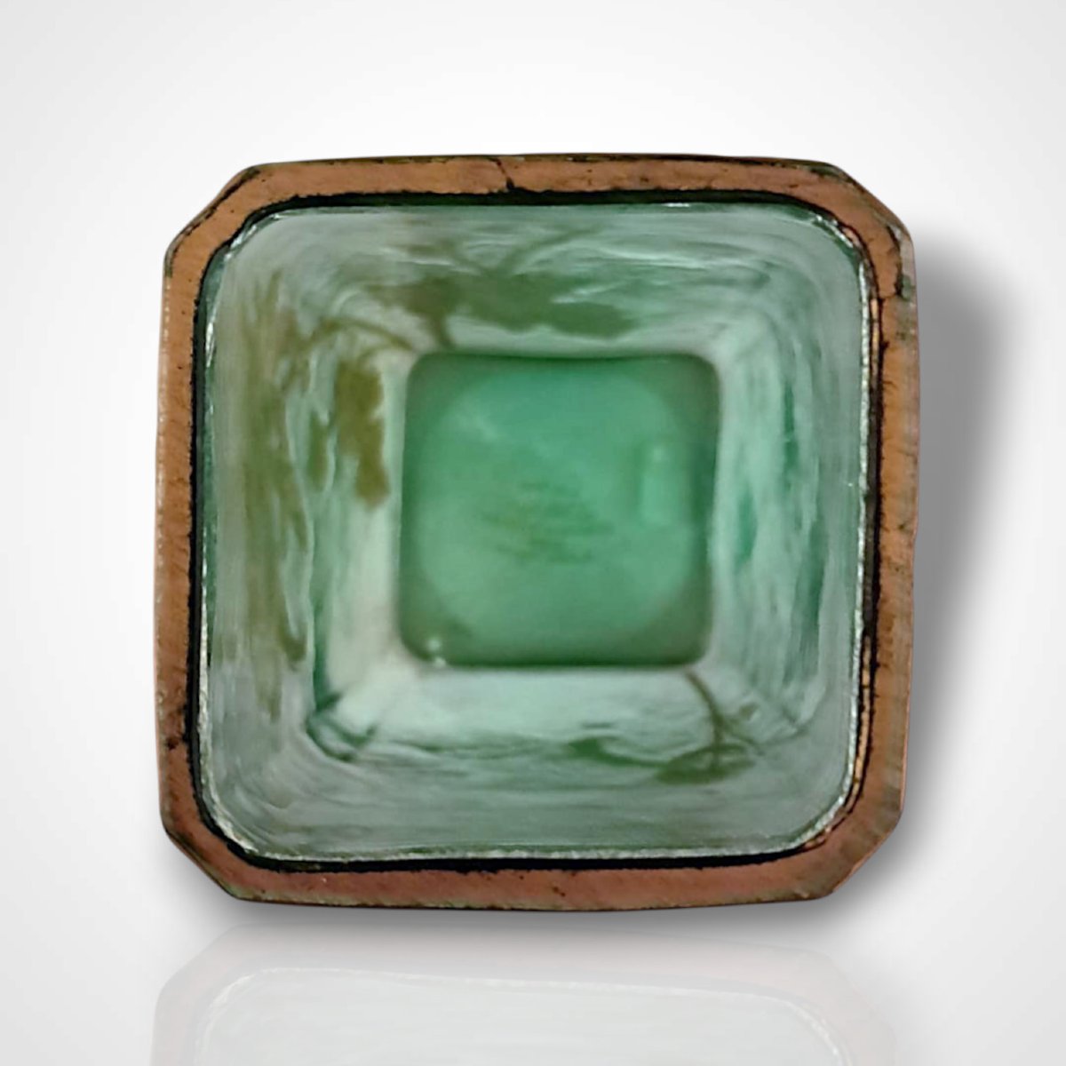 Vase en verre, fin XIXe-début XXe-photo-2