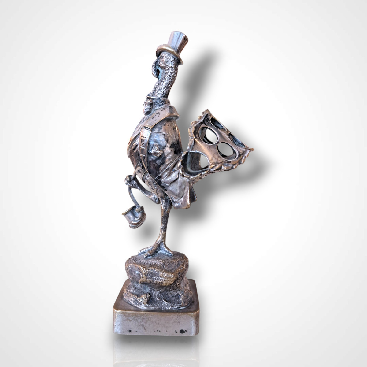 Porte-cigares en bronze, XXe-photo-3