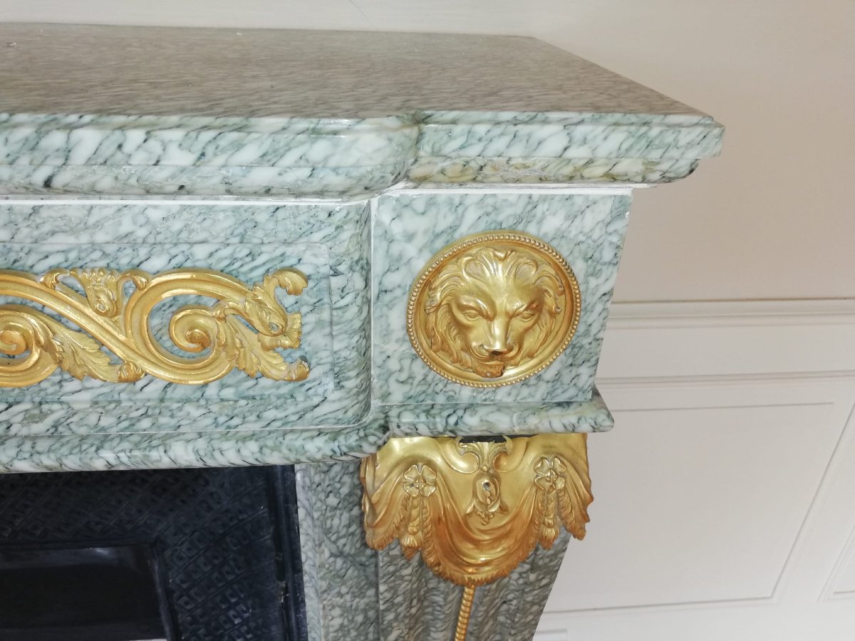 Cheminée de style Louis XVI, XIXe-photo-3