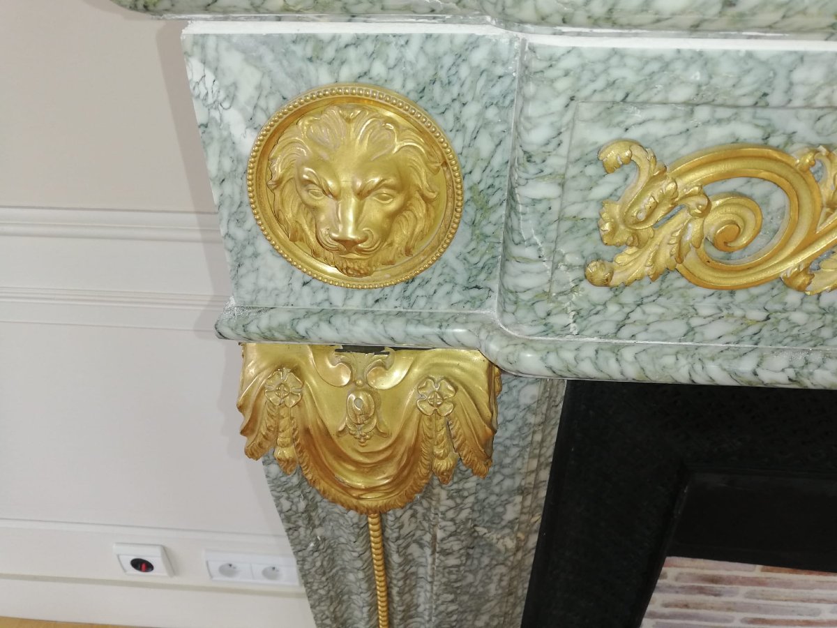 Cheminée de style Louis XVI, XIXe-photo-4