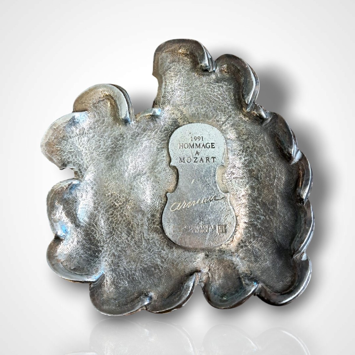 Arman pour Christofle, presse-papier en métal argenté, XXe-photo-2