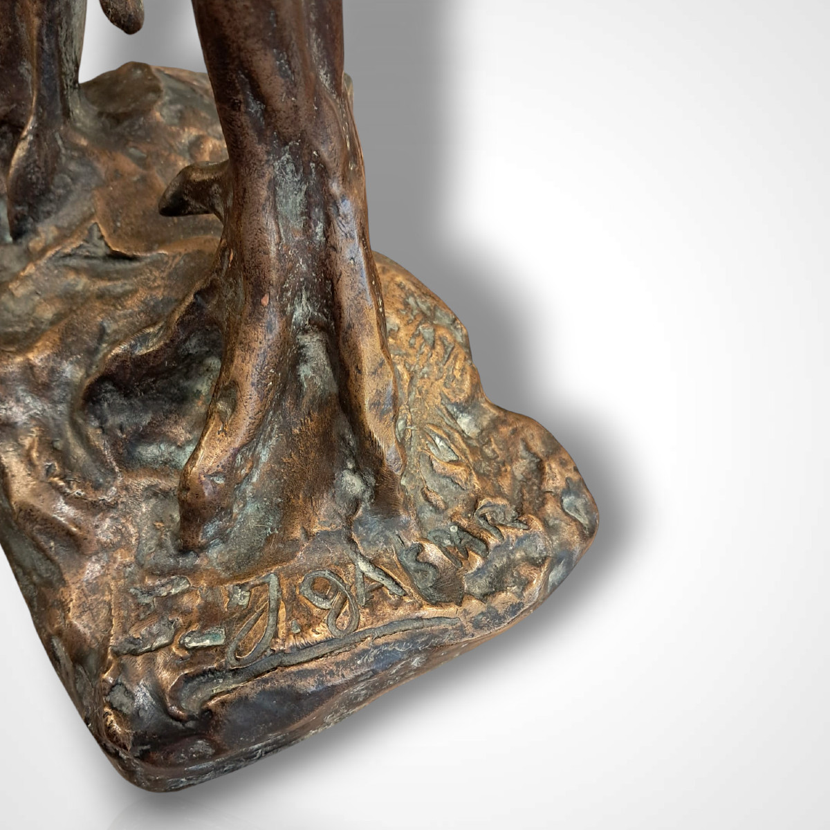 Jean Gaspar, Le Coq De Jemappes, Bronze, 20th Century-photo-4