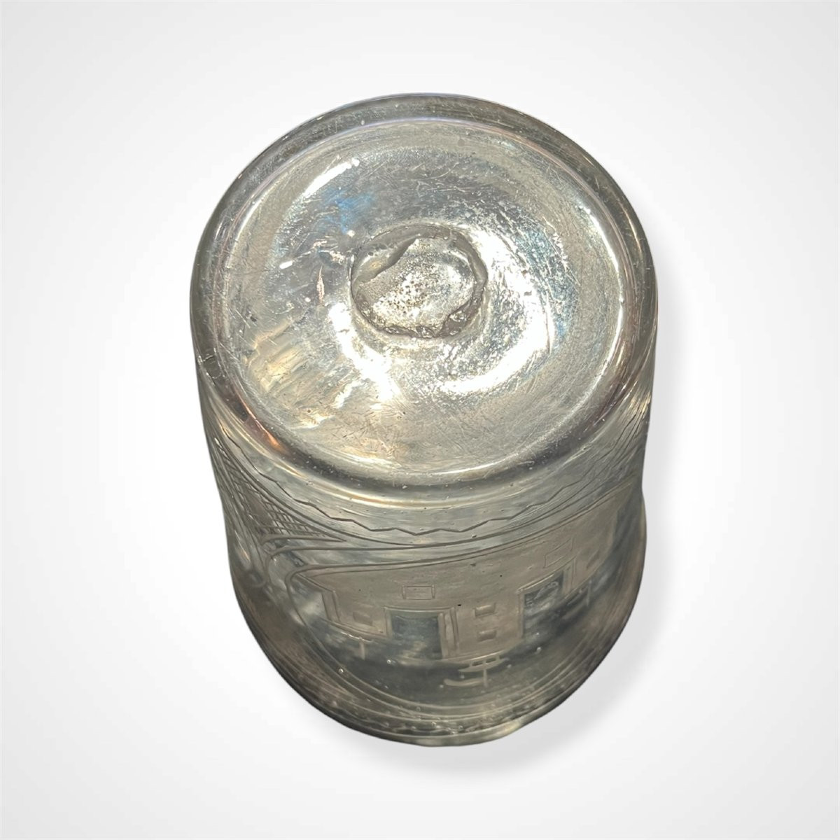 Verre de cérémonie maçonnique en cristal, début XIXème-photo-4