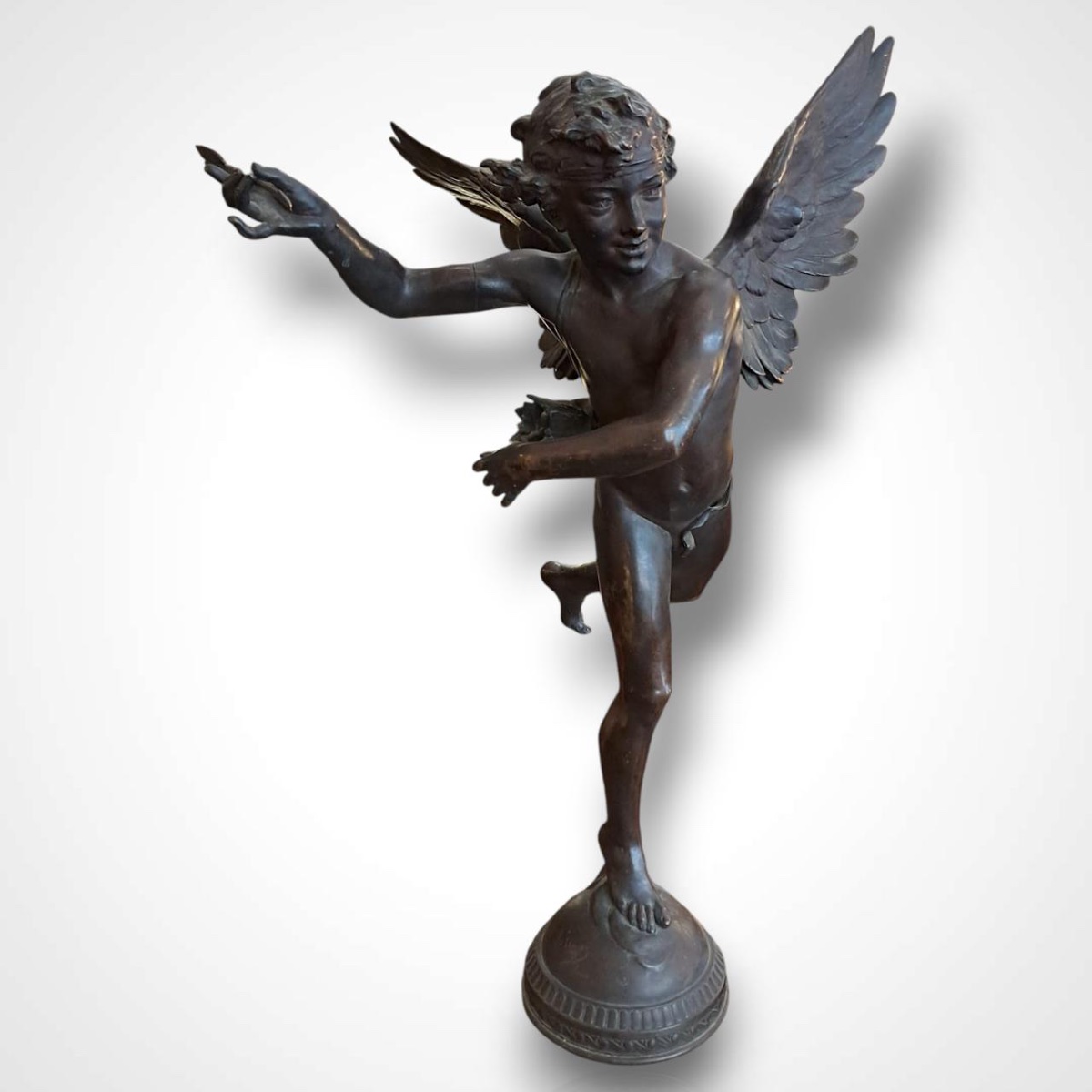 Adolphe Itasse, L’Amour vainqueur, bronze, fin XIXe-photo-2