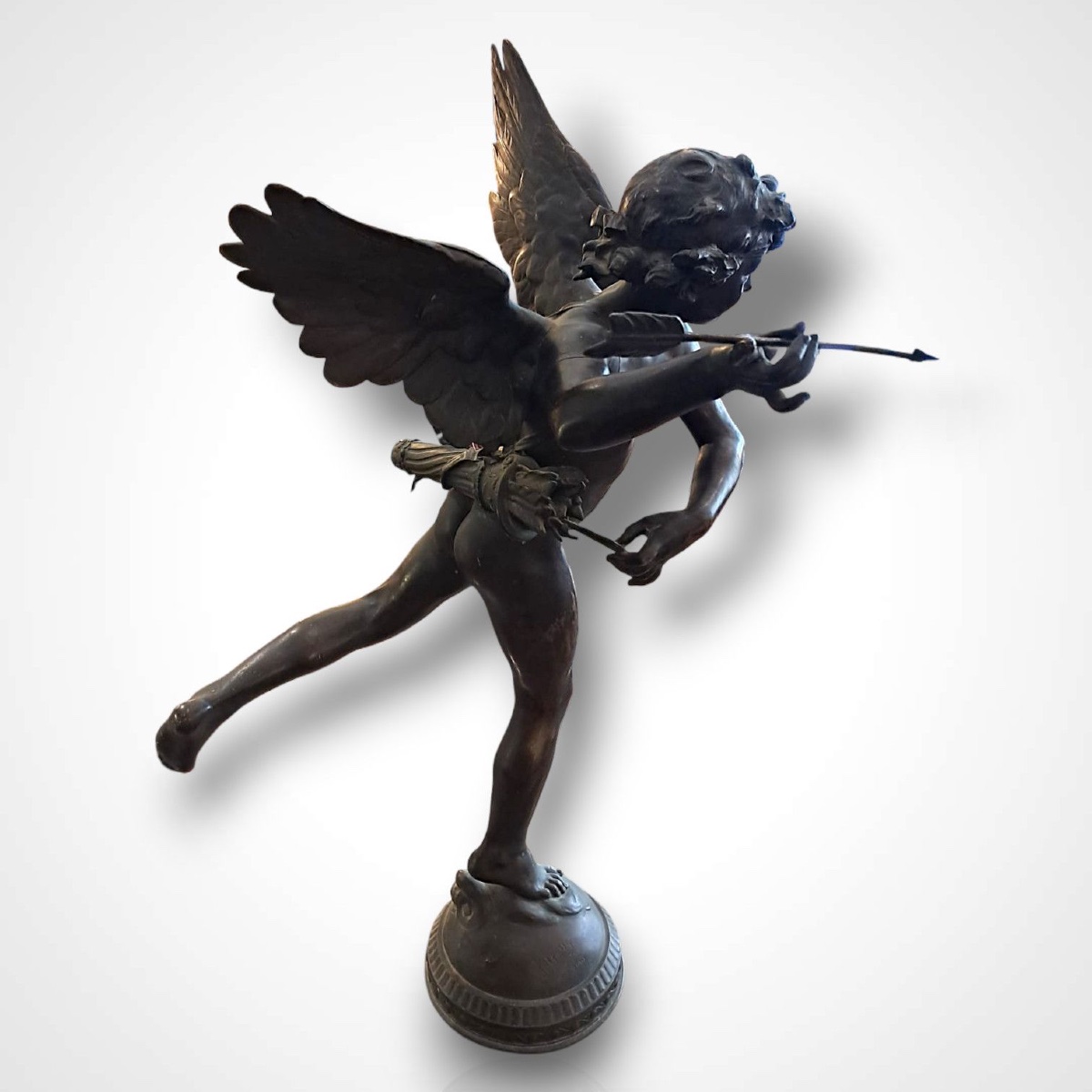 Adolphe Itasse, L’Amour vainqueur, bronze, fin XIXe-photo-4