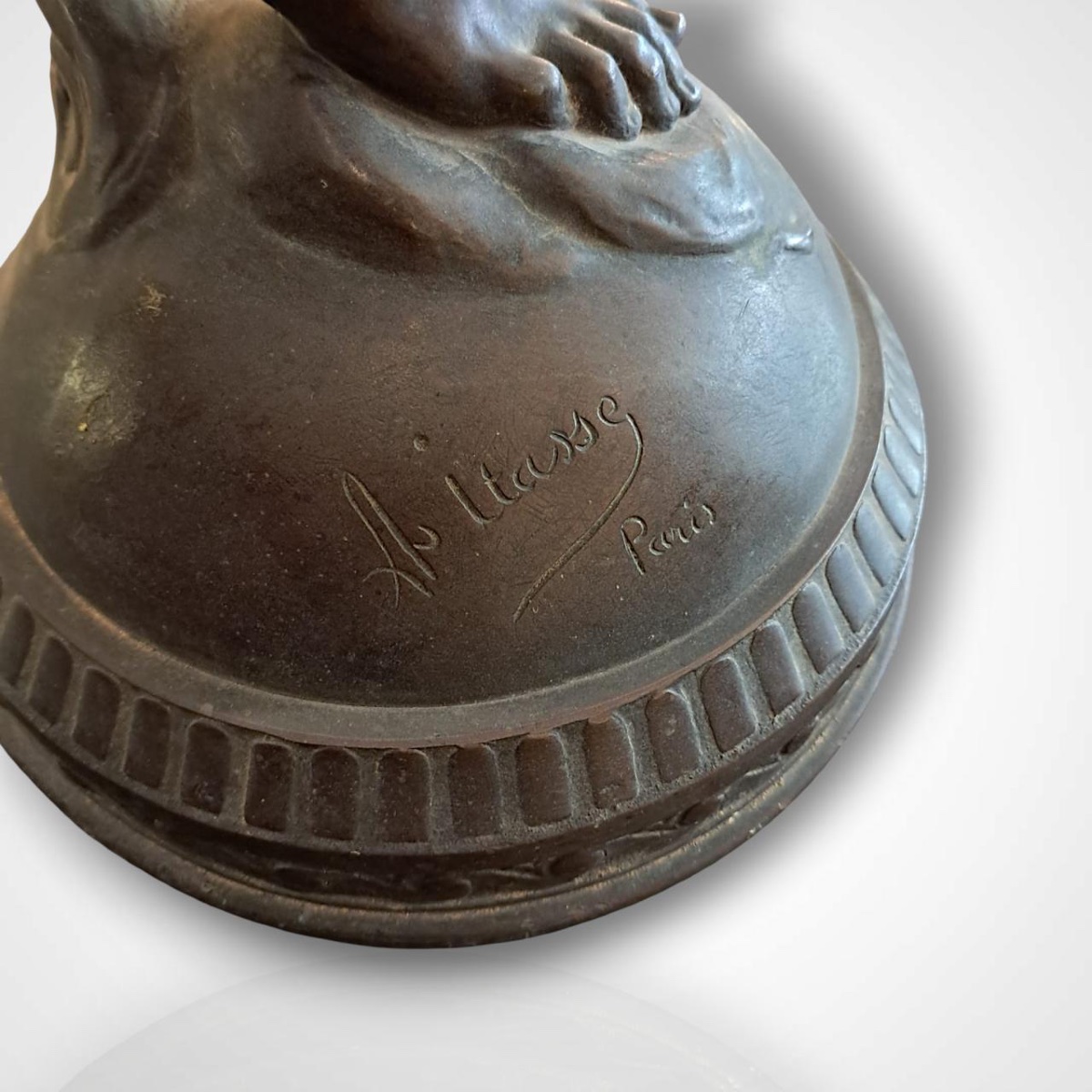 Adolphe Itasse, L’Amour vainqueur, bronze, fin XIXe-photo-2