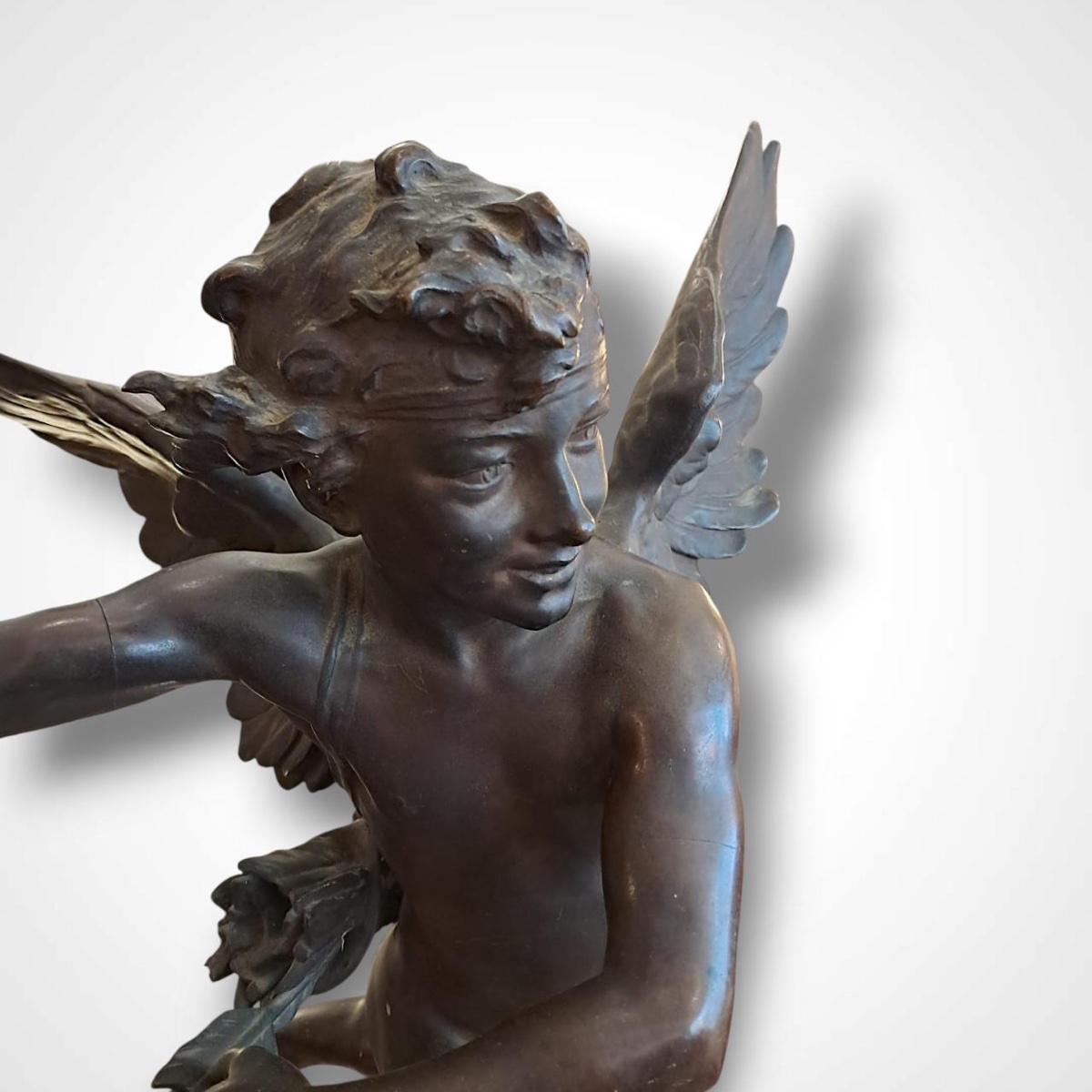 Adolphe Itasse, L’Amour vainqueur, bronze, fin XIXe-photo-5