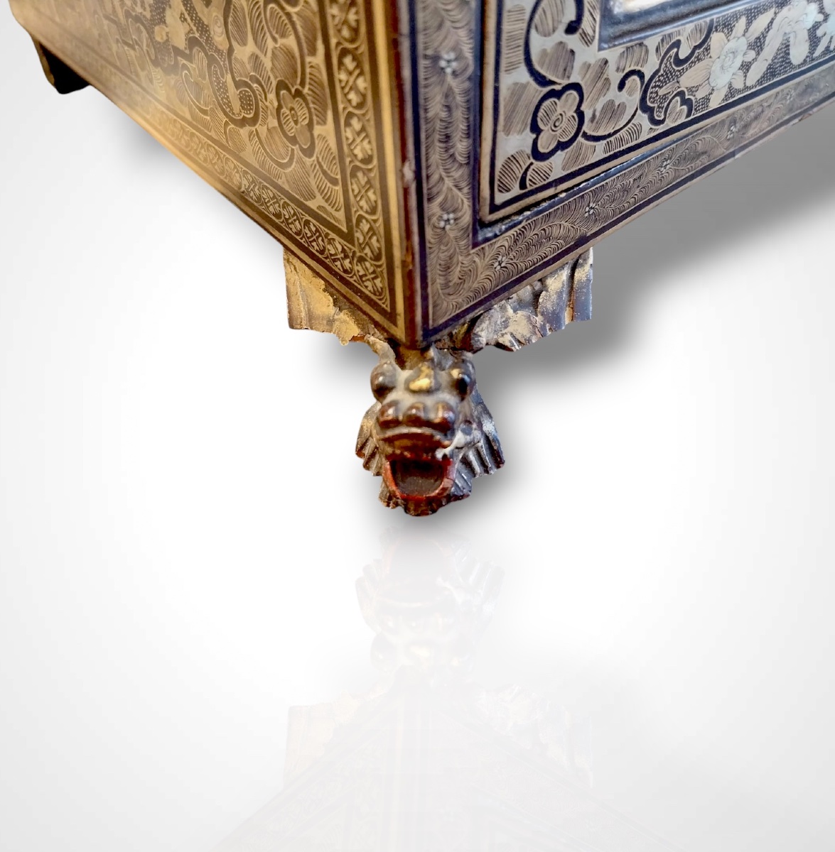 Cabinet laqué, Chine, d’époque XIXe.-photo-1