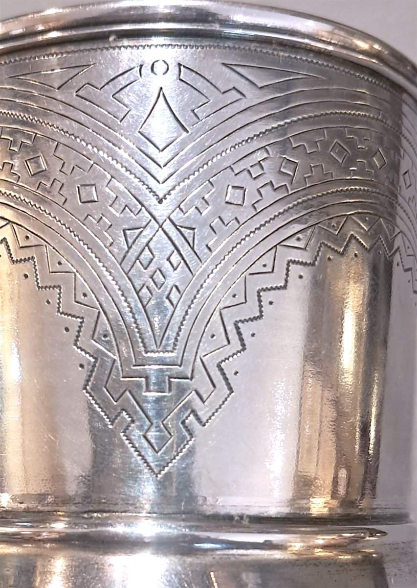 Silver Pod Stakan, Russia, Late 19th Century-photo-4