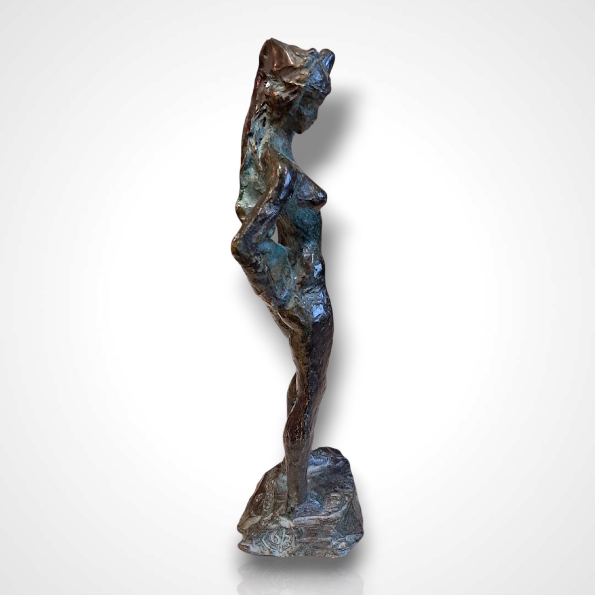 Marie-Josèphe Bourron, nu féminin, bronze, XXe-photo-2