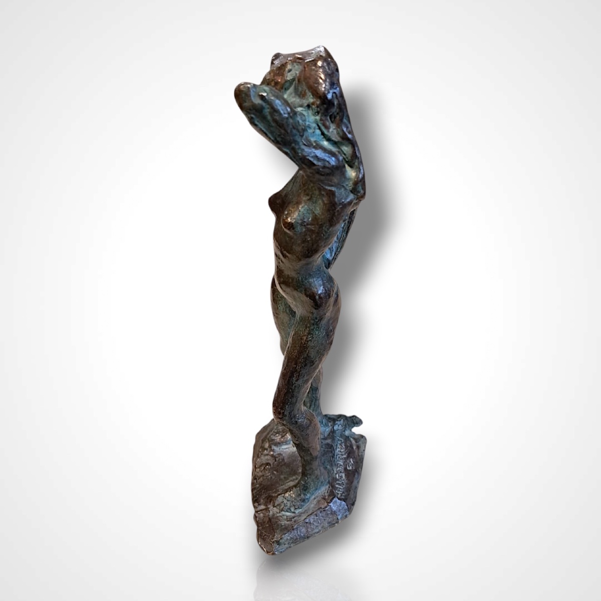 Marie-Josèphe Bourron, nu féminin, bronze, XXe-photo-3