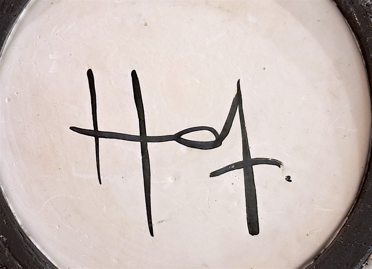 Gérard Hofmann, Ceramic Mirror, 20th Century-photo-1