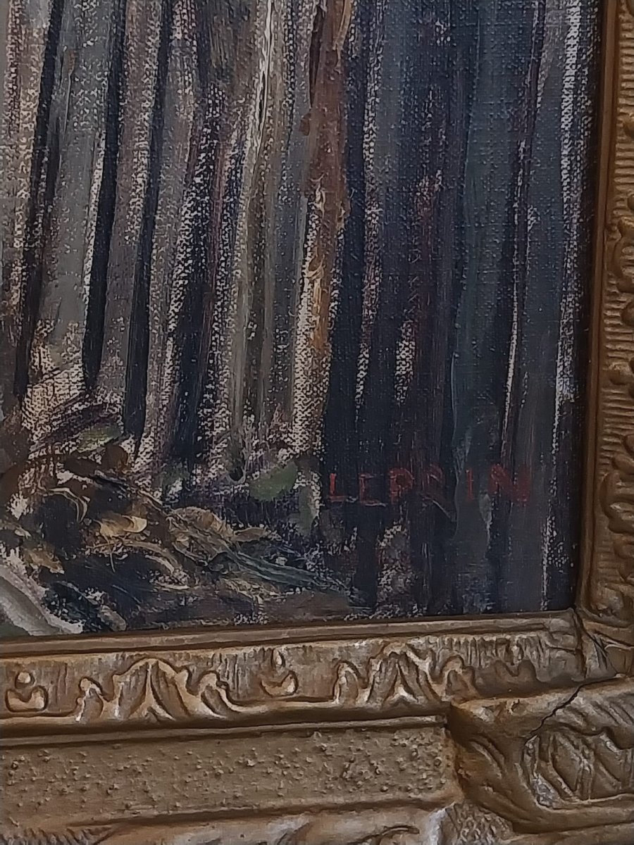 Marcel Leprin (1891-1933), huile sur toile, vue de Montmartre, XXe-photo-4
