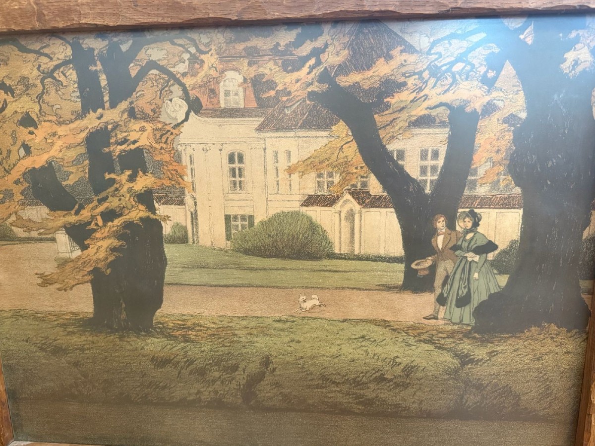 Print On Card From An Original Illustration By Ernst Libermann, 20th Century-photo-2
