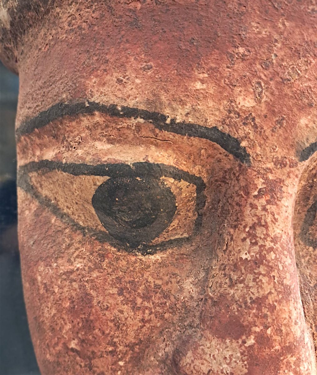 Masque funéraire, Egypte, Basse Epoque ou période ptolémaïque-photo-3